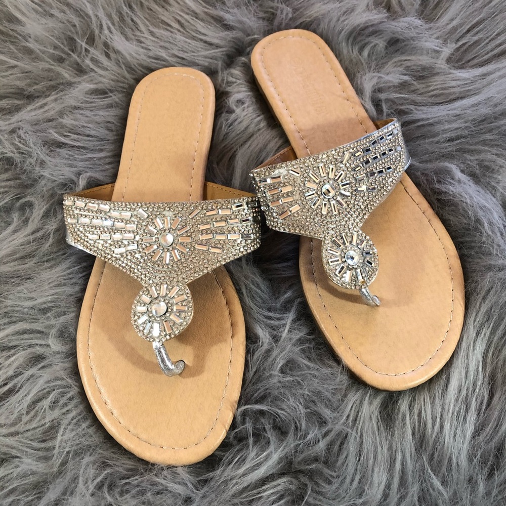 Studded flats size 8